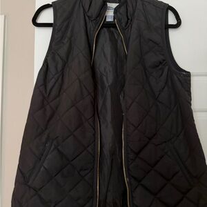 Old Navy Black Quilted Women's Vest